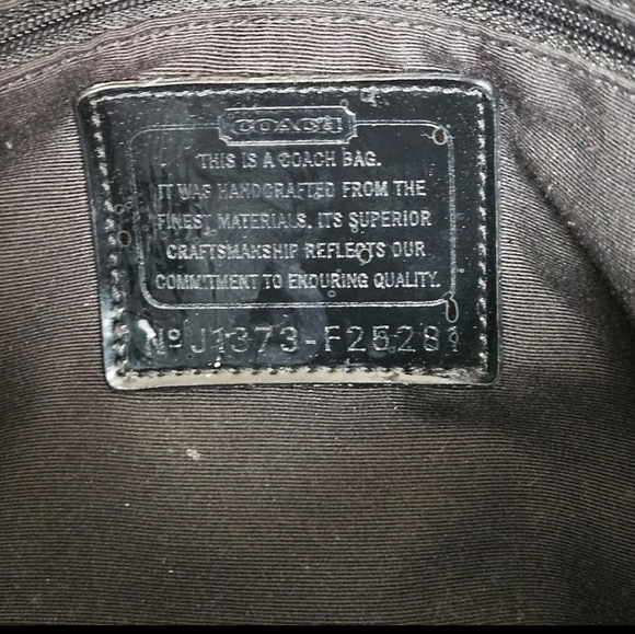 Coach F25281 Flannel Multicolored Animal Tote Bag Used - Picture 8 of 11